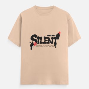 Silent Men's Classic Crew T-Shirt - Peach