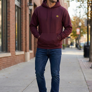 Gravster Men's Hoodie - Maroon